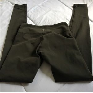 Lululemon leggings, avocado green size 4